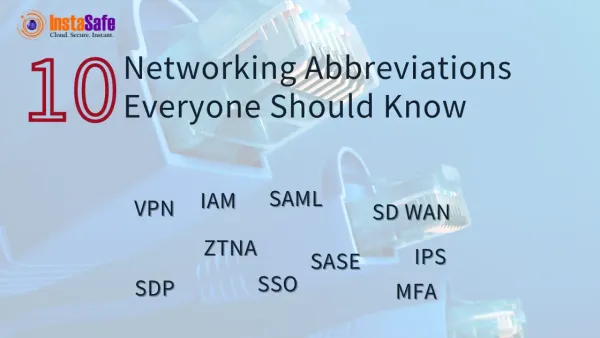 10 Networking Abbreviations Everyone Should Know