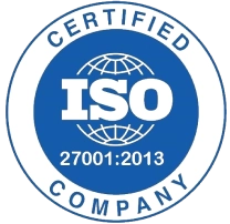 ISO 27001:2013 certified company