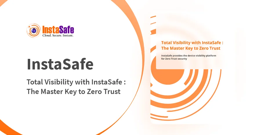 Total Visibility With InstaSafe: The Master Key to Zero Trust — cover
