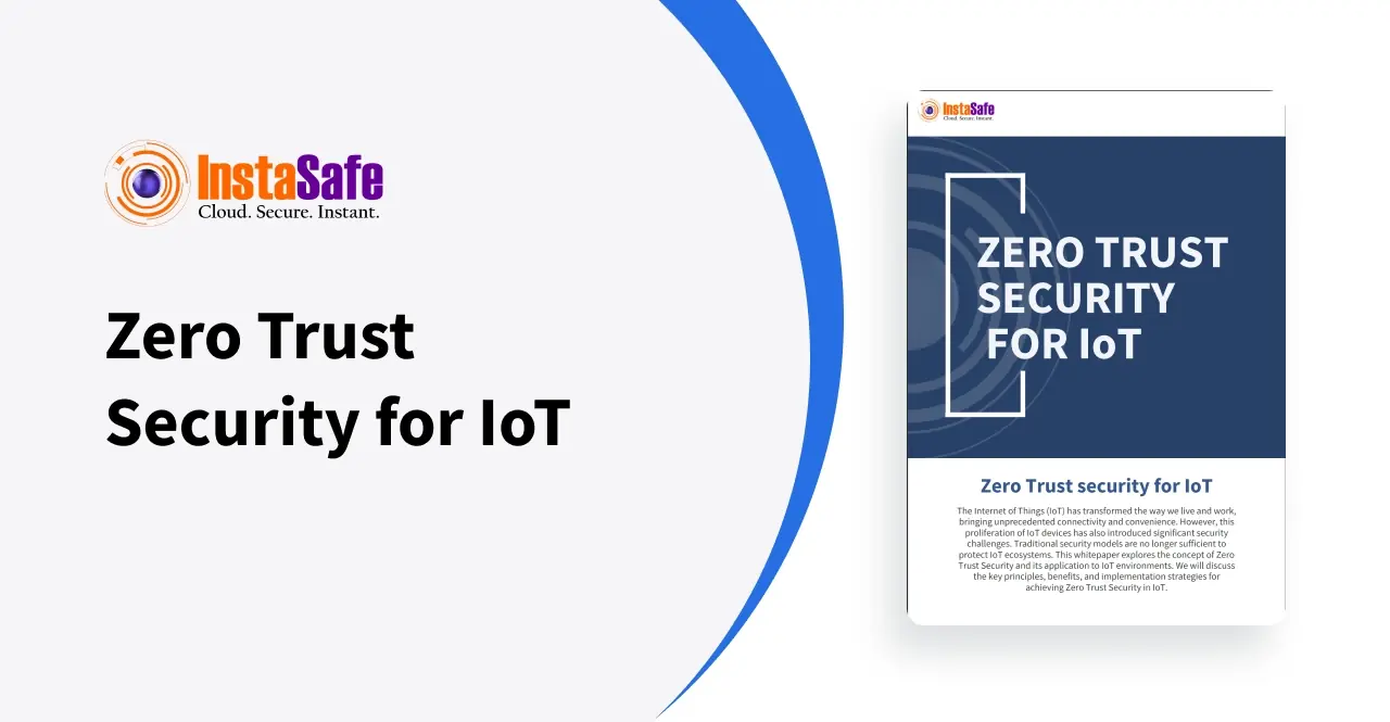 Whitepaper — Zero Trust Security for IoT — cover